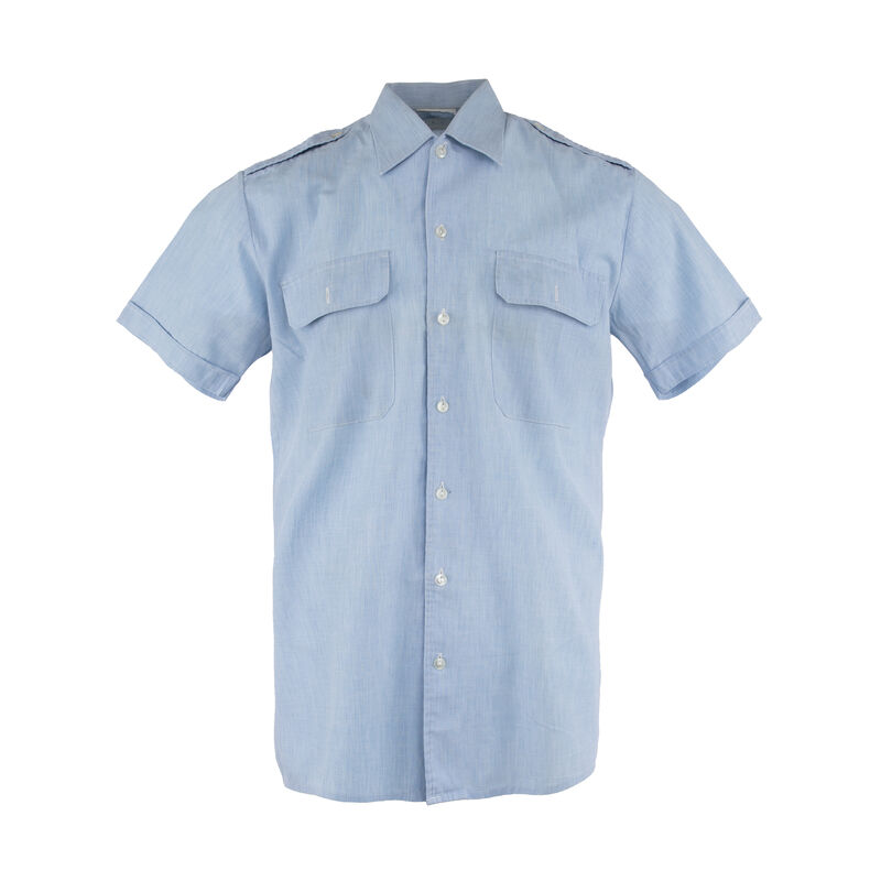 Dutch Army Light Blue Short Sleeve BDU Shirt | Issued, , large image number 0